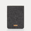 Cover for Kindle Paperwhite 6.8 inch | made of felt and organic cotton | anthracite - tracks | "LET" model