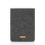 Cover for Tolino Epos 2 | made of felt and organic cotton | anthracite - stripes | "LET" model