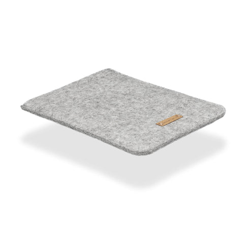 Case for Kobo Aura H2O | made of felt and organic cotton | light gray - shapes | Model "LET"