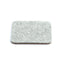 Glass coasters made of felt and cork | Set of 2 | 10x10cm | light grey