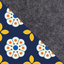Case for Onyx Boox Poke 4 Lite | made of felt and organic cotton | anthracite - bloom | Model "LET"