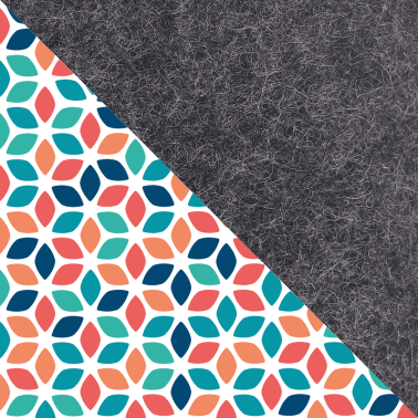Sleeve for Surface Pro 9 | made of felt and organic cotton | anthracite - colorful | "LET" model